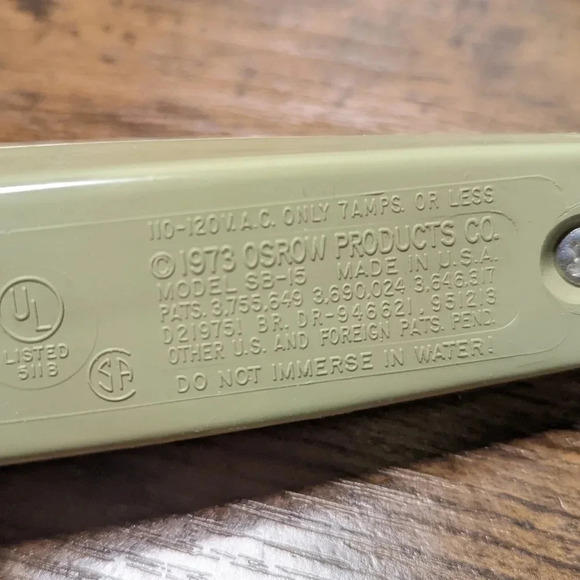 Vintage Osrow Steamstress Steam Iron-Dead stock-1973-Original Box & Papers-Retro - Picture 10 of 12